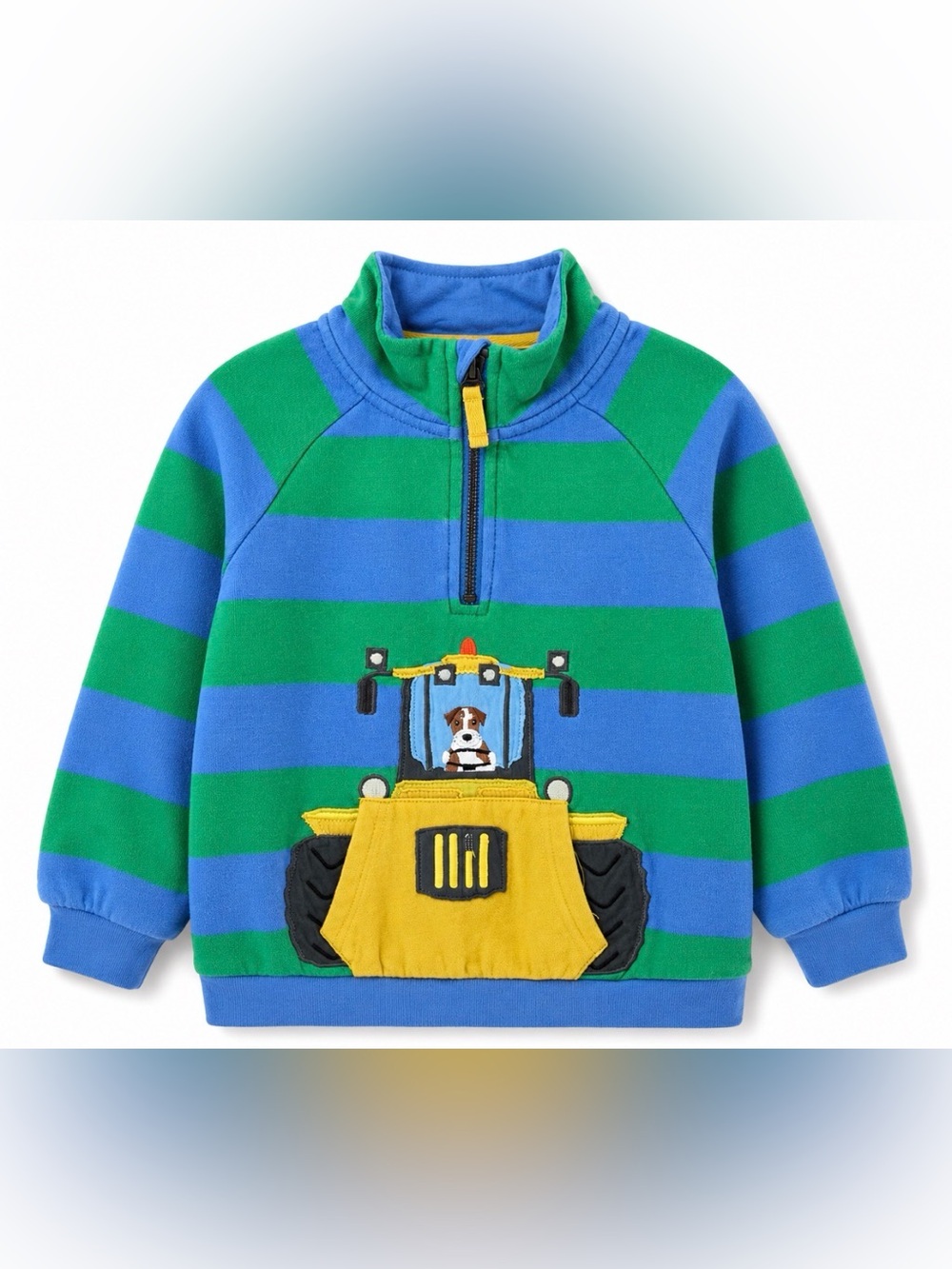 ISO Mini Boden Tractor Sweatshirt dog pullover
